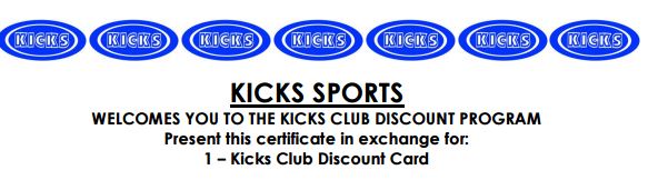 Kicks Sports Coupon – 15% Off